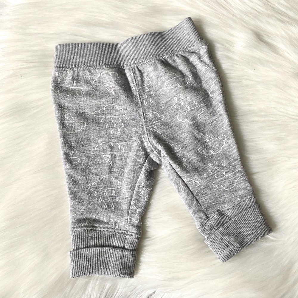 (💚4/$20) Grey baby unisex cloud jogger pants